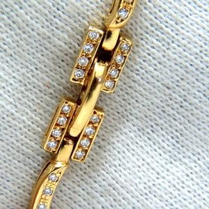 18kt Diamonds Bead set Vine bracelet 1.30ct*